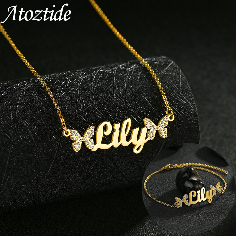 Women Fashion Names - Atoztide Set perhiasan khusus kalung batu