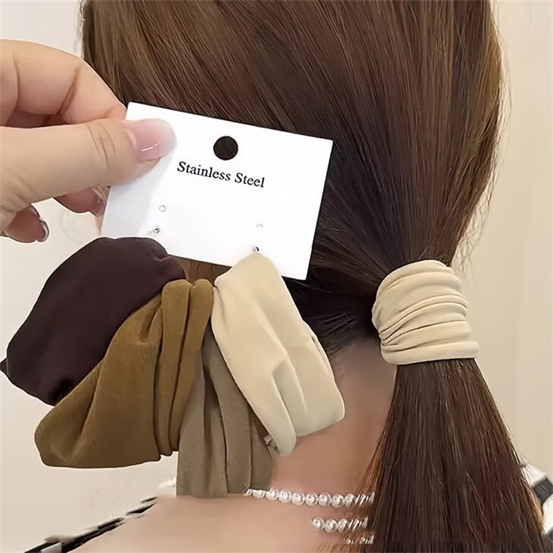 Women'S Fashion Korea - 4 Set tali rambut tebal padat
