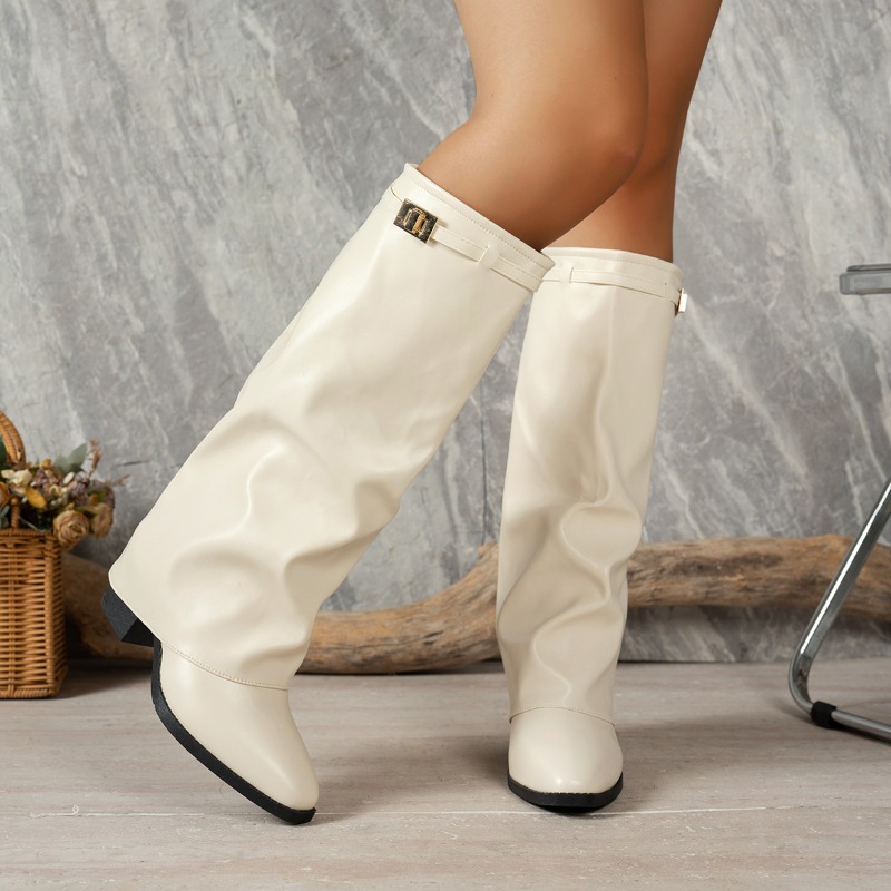 Sepatu Bot Wanita Setinggi Lut - Women'S Fashion Knee High Boots ulasan dan harga