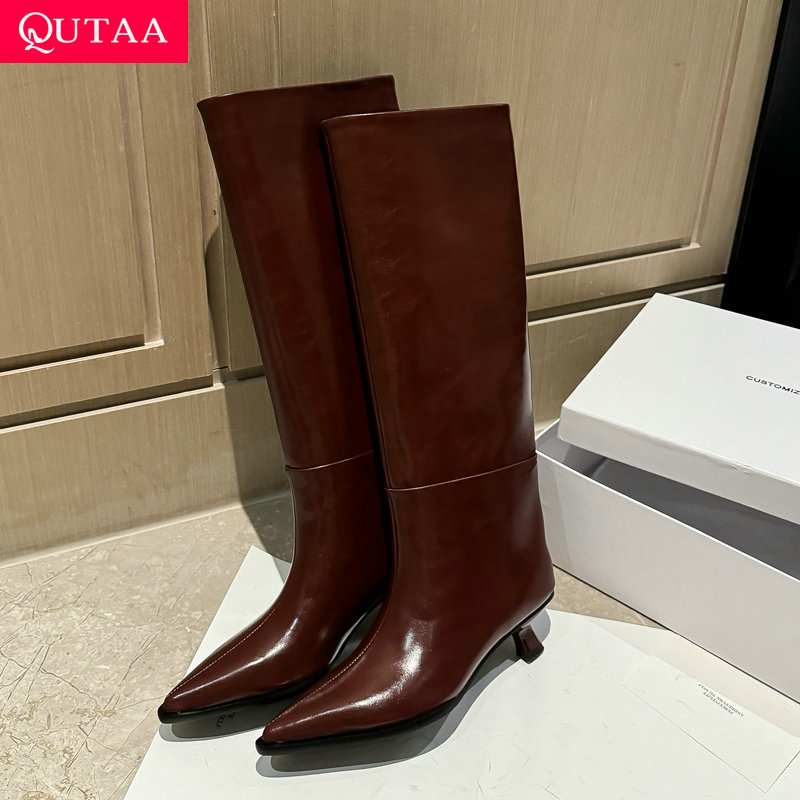 QUTAA Berita Fashion Sepatu Bo - Women'S Fashion Knee High Boots ulasan dan harga