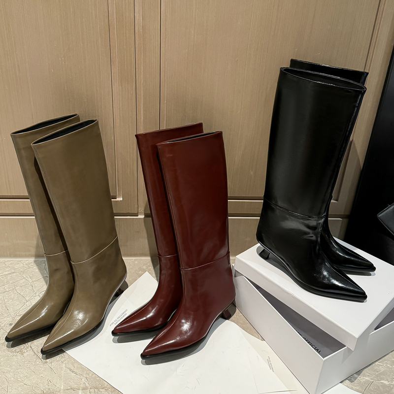 QUTAA Berita Fashion Sepatu Bo - Women'S Fashion Knee High Boots ulasan dan harga