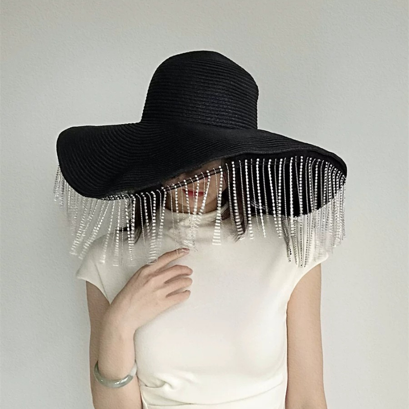 Topi jerami berukuran besar de - Women Fashion Photoshoot ulasan dan harga