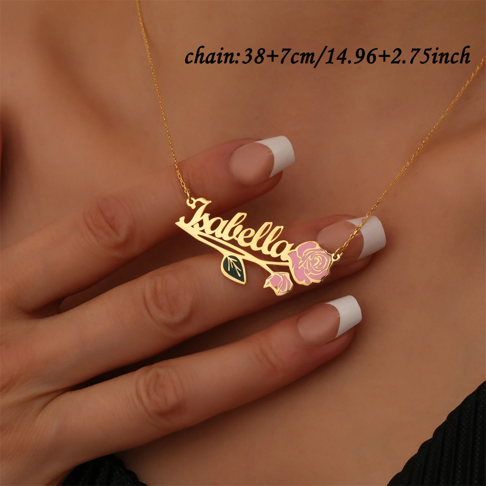 Kalung Nama Bunga Kelahiran Wa - Women Fashion Names ulasan dan harga
