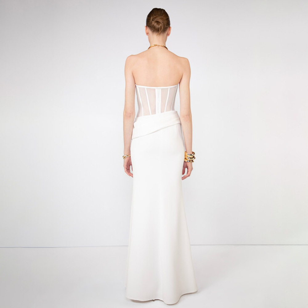 Gaun Malam Seksi Transparan Mo - Women Fashion Dress Names ulasan dan harga