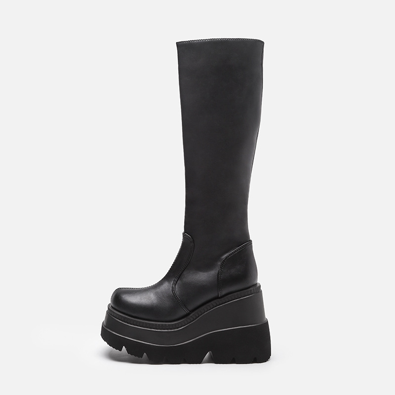 Sepatu Bot Platform Wanita, Se - Women'S Fashion Knee High Boots ulasan dan harga