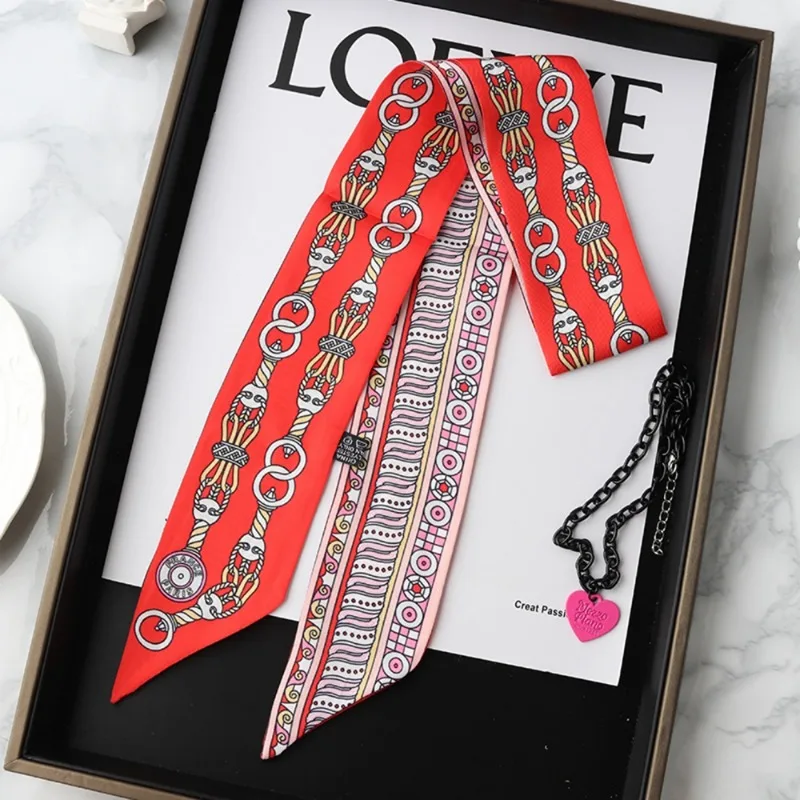 Syal Sutra Tipis Modis untuk W - Women Fashion Necktie ulasan dan harga